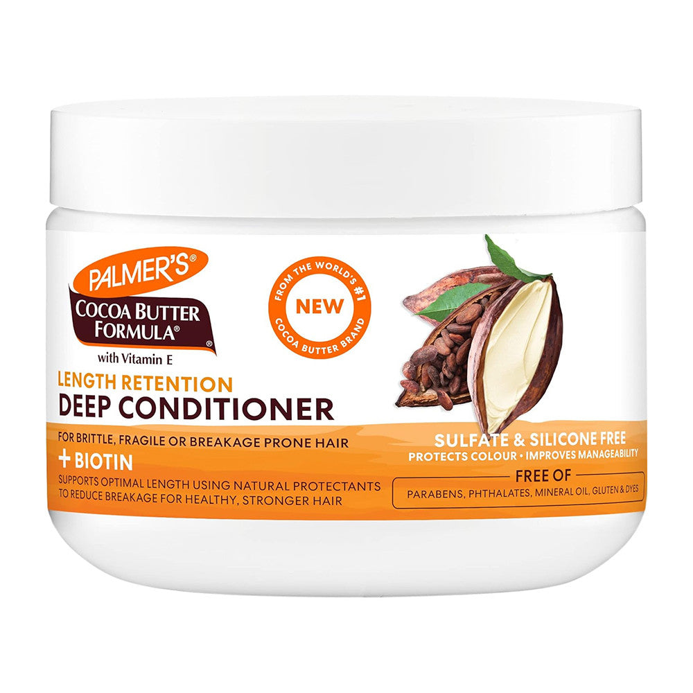 Palmers Cocoa Butter and Biotin Length Retention Sulfate Free Deep Conditioner, 12 Oz